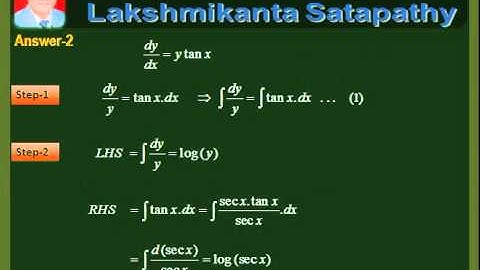 vDo QA Differential equation 2 / IIT JEE Math / Lakshmikanta Satapathy