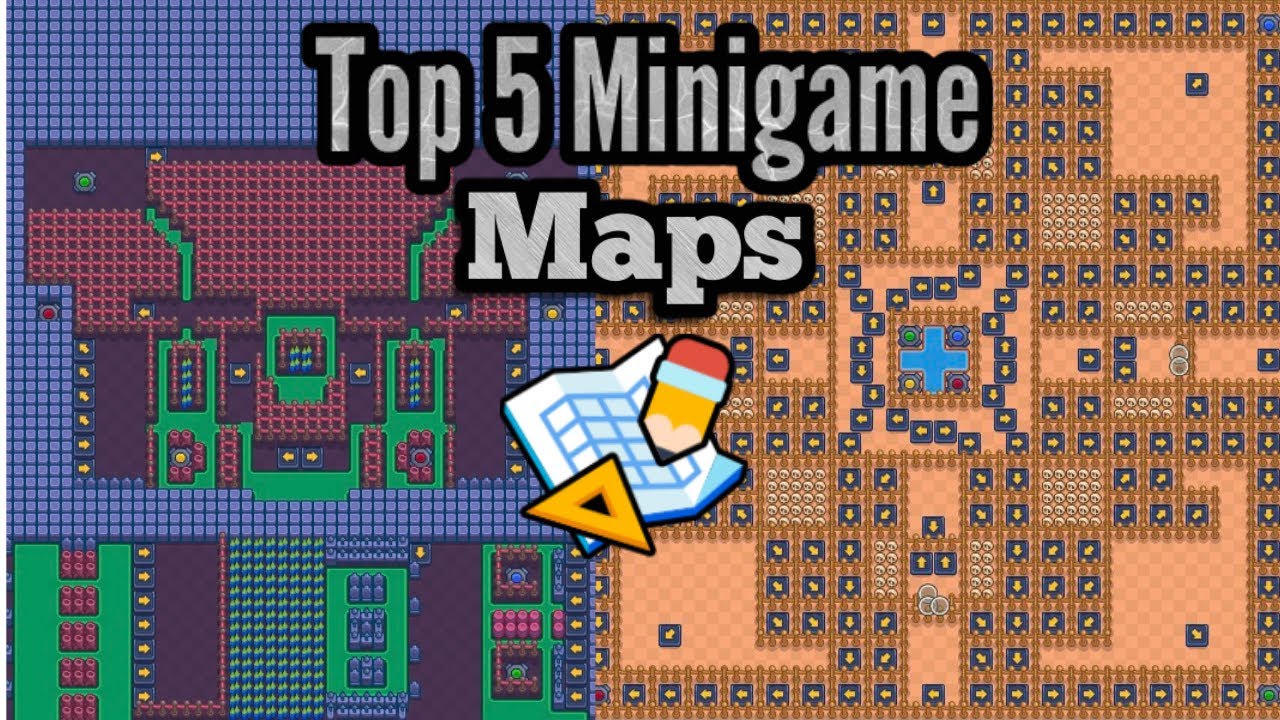 Top 5 Minigames In Map Maker Part 2 Youtube - minigame of brawl stars