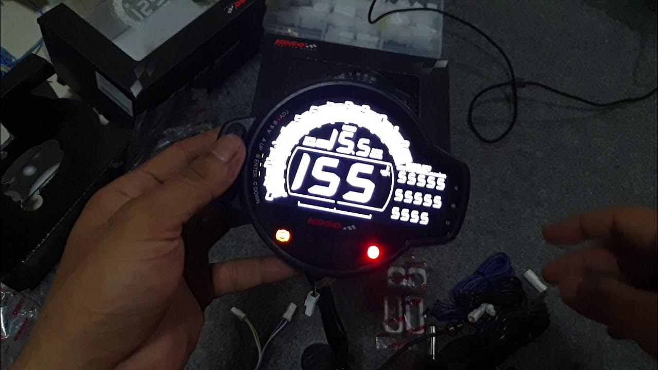 Cara seting speedometer koso ms 01 YouTube