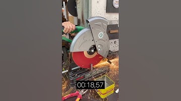 Test cắt thép dày 10mm cùng máy cắt sắt Dekton CS2800plus kết hợp đá cắt Jinlike 355mm.