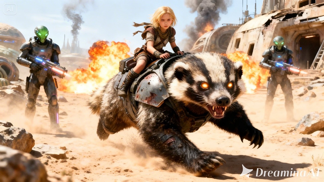 The Alien Commander Ordered, “Kill the Child!” — The Honey Badger Growled,  Sci-Fi Stories Today