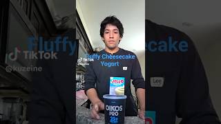 easy and healthy fluffy cheesecake yogurt #food #fyp