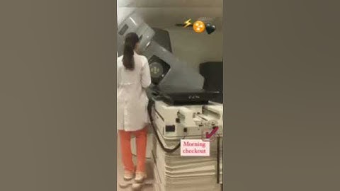 Radiotherapy Linear Accelerator morning #linear  #radiotheorie #radiotherapy #radiationprotection
