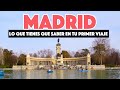 Primer viaje a Madrid: información y consejos