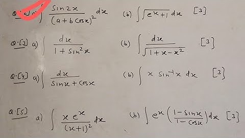 # integration / integration by substitution method/ समाकलन/प्रतिस्थापन विधि द्वारा समाकलन
