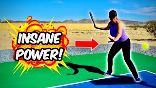 How to Get More POWER in Pickleball (hit harder drives)