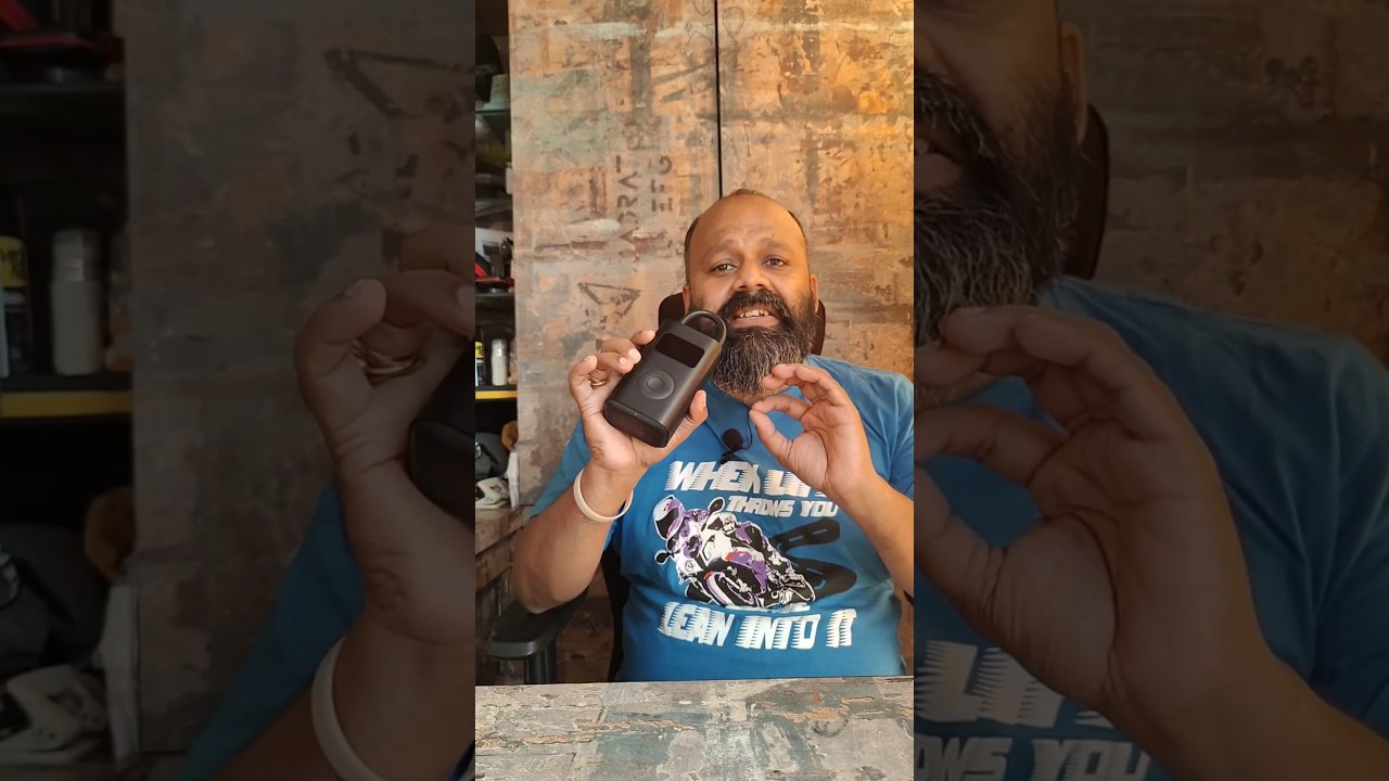 Mi Portable Electric Air Compressor a must have motorcycle gadget 