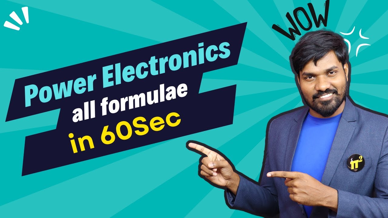 Power Electronics All formulae in 60 seconds - YouTube