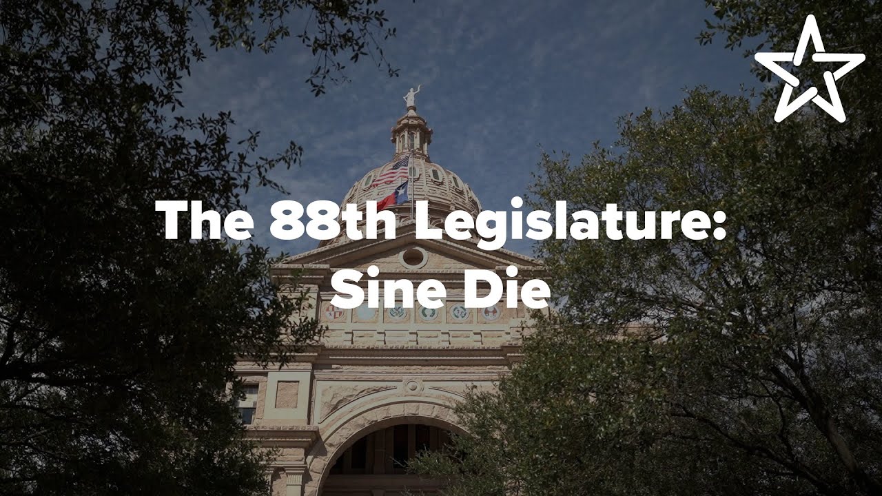 The 88th Legislature: Sine Die