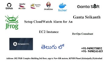Setup CloudWatch Alarm For An EC2 Instance |GantaSoft | Best Devops Training in KPHB |Ganta Srikanth