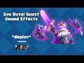 Clash Royale - All Evolution Royal Ghost sound effects #clashroyale #supercell #evoghost