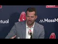 WATCH: Red Sox name Chad Tracy permanent manager after stunning turnaround, extend Craig Breslow