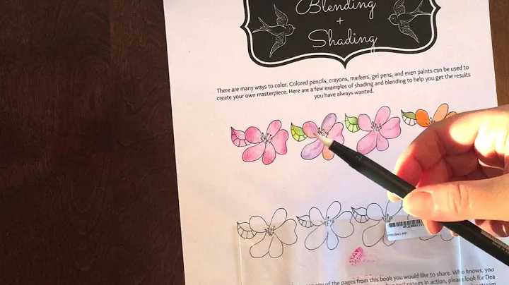 Shading and Blending Colored Pencils Adult Coloring Books