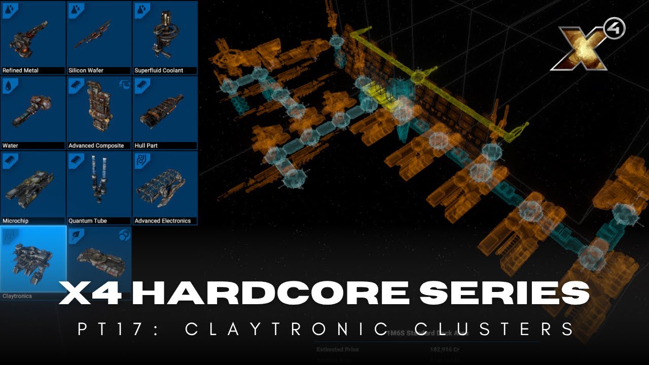 Establishing Claytronics Factory Complexes | X4 Foundations 8.0 Hardcore