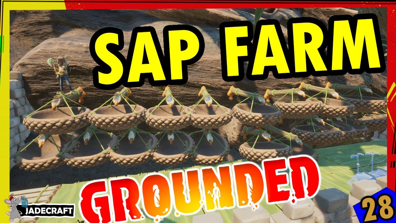 GROUNDED Giant Sap Farm In The Toughest Part Of The Yard! Full Release