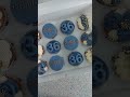 Pretty blue birthday cupcakes| Buttercream| Decorating techniques and Ideas| Flowers| Rose|