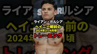 ライアン・ガルシア、ヘイニー戦前（2024年3～4月頃）のトレーニング【ボクシング】