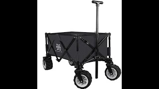 Bxl Heavy Duty Collapsible Folding Garden Cart - Quick Heavy Duty Folding