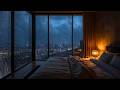 Cozy Rain Sounds for Sleeping 🌧️ Night City Ambience for Relaxation, Stress &amp; Anxiety Relief