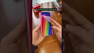 Finally a screen protector that gives you privacy and real protection 😳#smartdevil #privacy #iphone