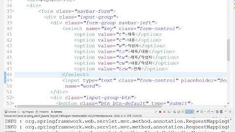 Webjjang Spring 02-06 무조건 검색 게시판 - 화면에 검색 달기(웹짱과 함께하는 스프링)