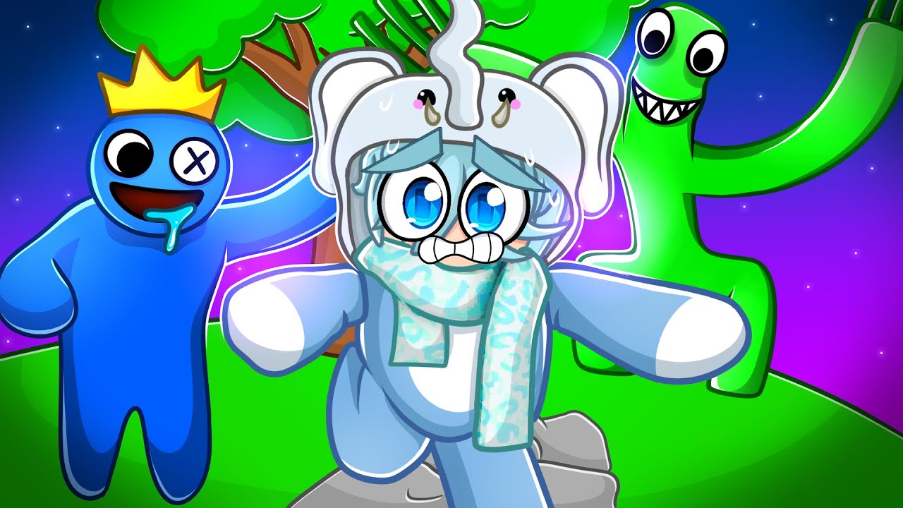 SURVIVE THE RAINBOW FRIENDS IN ROBLOX!