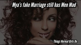 Rb Singer Mya Married Herself And Men Are Still Mad At The Fake Wedding And Marriage.