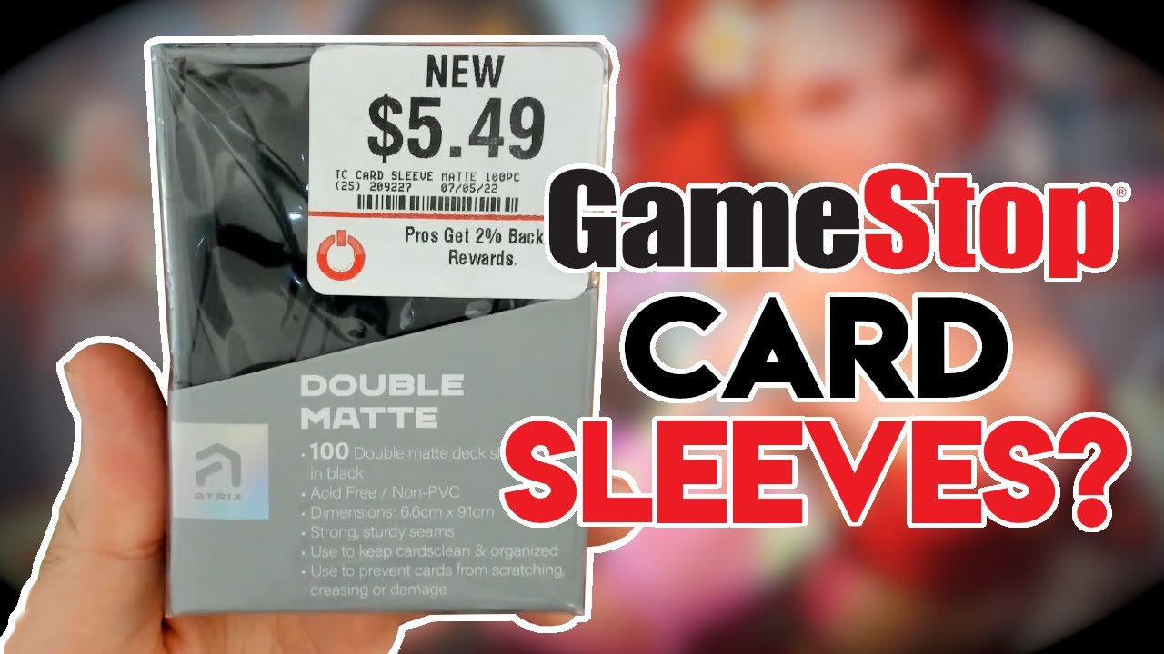 I bought 5 GAMESTOP Card Sleeves... Should You? YouTube