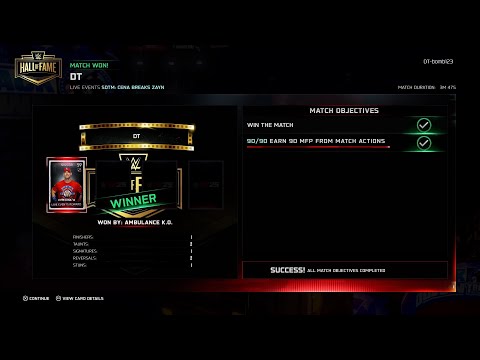 WWE 2K25:How To Win CENA BREAKS ZAYN! Live Event In 3:47 MyFaction