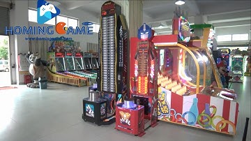 2020 HomingGame Newest Hot Sale Mr Iron Hammer Lottery Redemption Ticket Game Machine