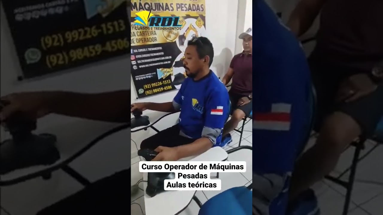 Curso Operador de Máquinas Pesadas aula teórica
