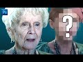 VERY OLD lady from the movie TITANIC made YOUNG again ►PHOTOSHOP TRANSFORMATION