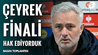 Rangers 3-2 Fenerbahçe Jose Mourinho Maç Sonu Basın Toplantısı / A Spor / Avrupa Ligi Özel