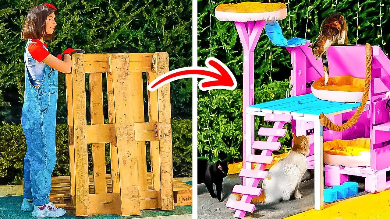 DIY Cute Miniature House For Your Pets