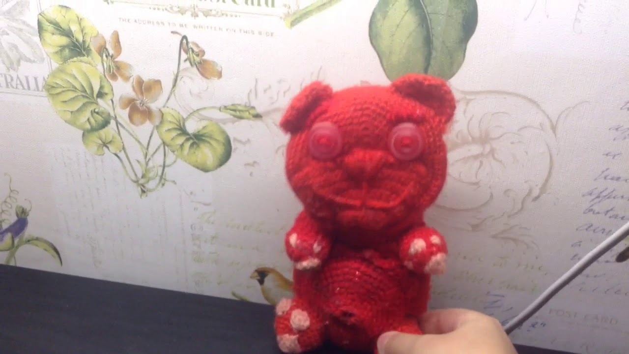 Медведь валера крючком схема и описание