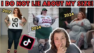 Tess Holliday caught LYING about her SIZE again! | Not body positive Tess Holliday caught LYING about her SIZE again! | Not body positive