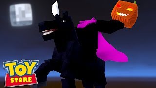 THE HEADLESS HORSEMAN IS BREAKING DOLLS! | Minecraft Toystore | Little Kelly