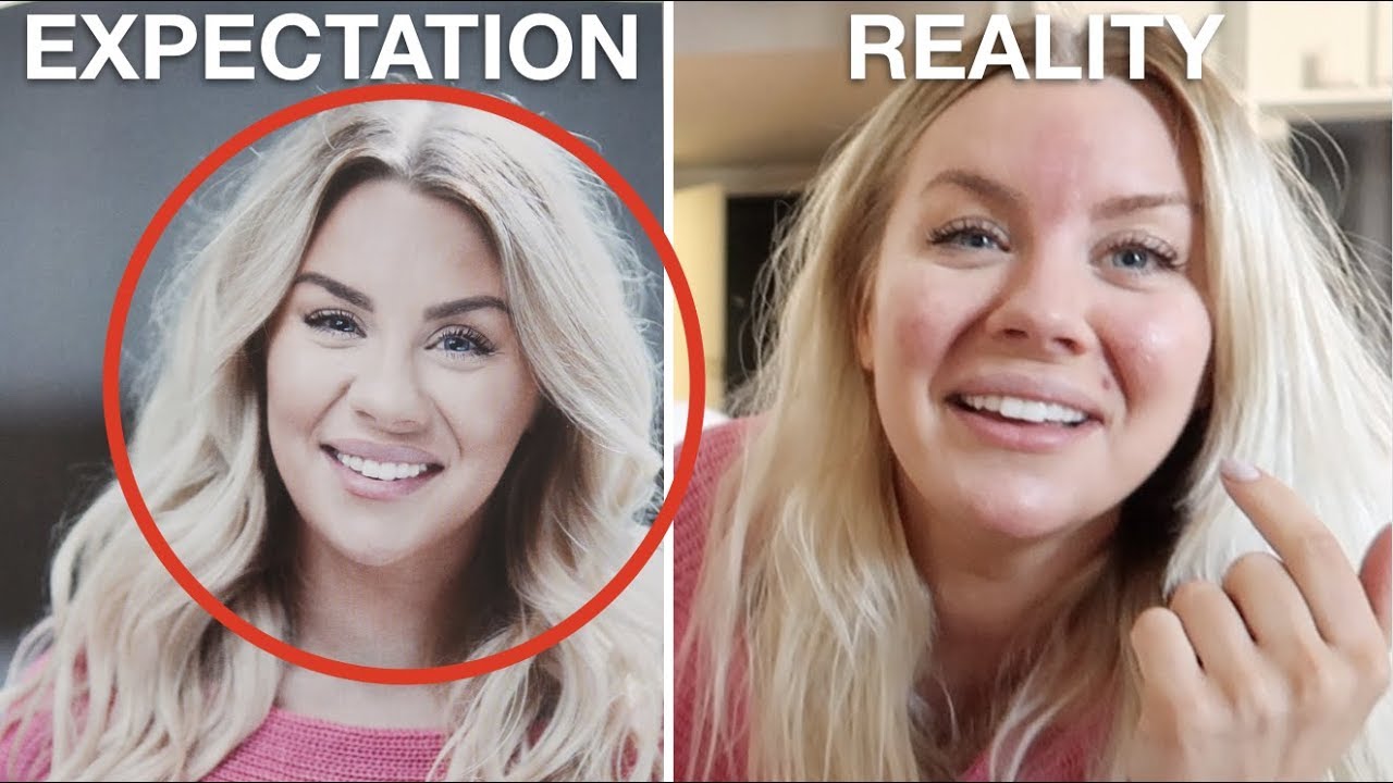 EXPECTATION VS. REALITY | vlogg - YouTube