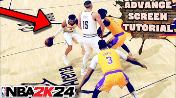 HOW TO SET A SCREEN in 2K24