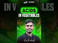 🧪 Acids in Vegetables | Simple Science Facts #shorts