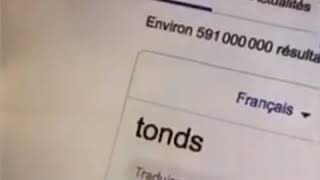 French googletranslate meme “ton tonton tond ...” video (tiktok)