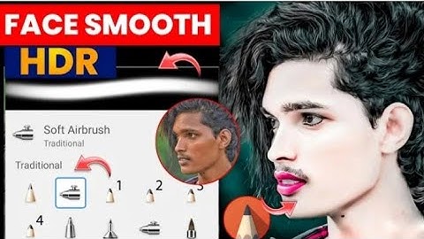 HDR Face Smooth skin Whitening photo Editing || Autodesk Sketchbook skin Face painting photo Editing