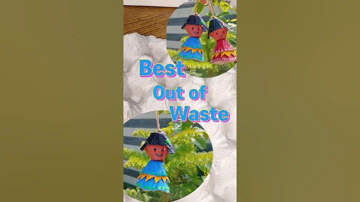 DIY Egg🥚 Tray Dolls||Best Out Of Waste||#shorts #youtube #youtubeshorts #viral #craft #gemsandcraft