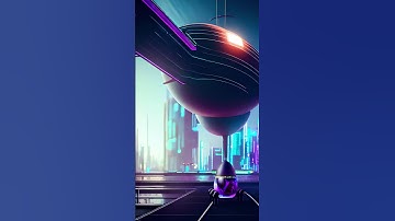 Eggshaped futuristic vessel at high tech platform