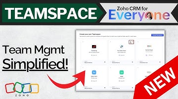 Teamspaces EXPLAINED in Zoho CRM for Everyone