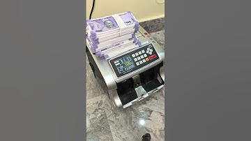 The Future of Note Counting Machines #shorts #asmr