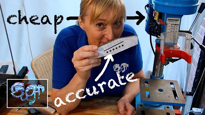 Drilling accurately spaced holes with a cheap dril...