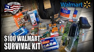 $100 Walmart Survival Kit \/ DIY Budget Bug Out Bag