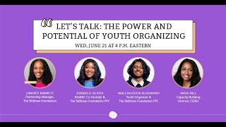Full Let's Talk: The Power and Potential of Youth Organizing Guide