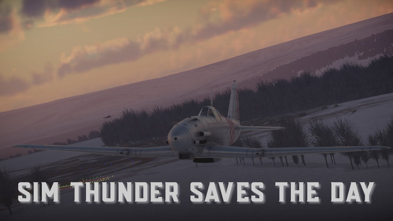 SIM Thunder saves the day with 7 players | War Thunder Air SIM